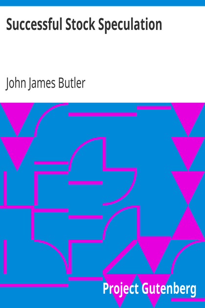 Successful Stock Speculation cover