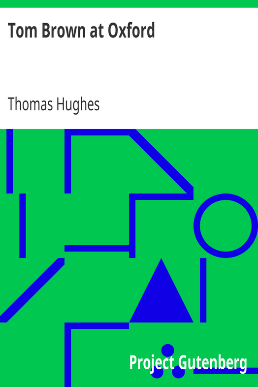 Tom Brown at Oxford cover