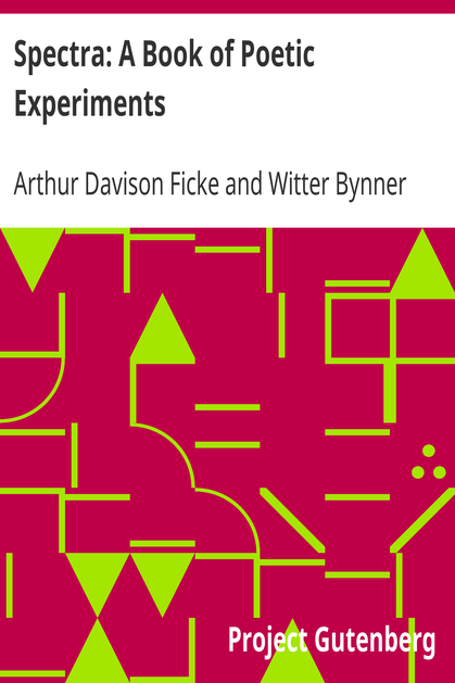 Spectra: A Book of Poetic Experiments cover