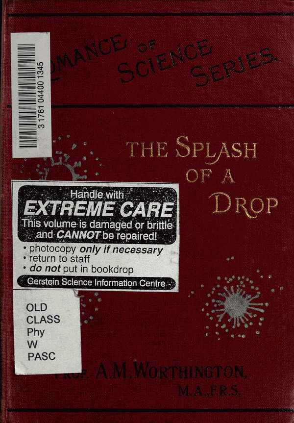 The Splash of a Drop cover