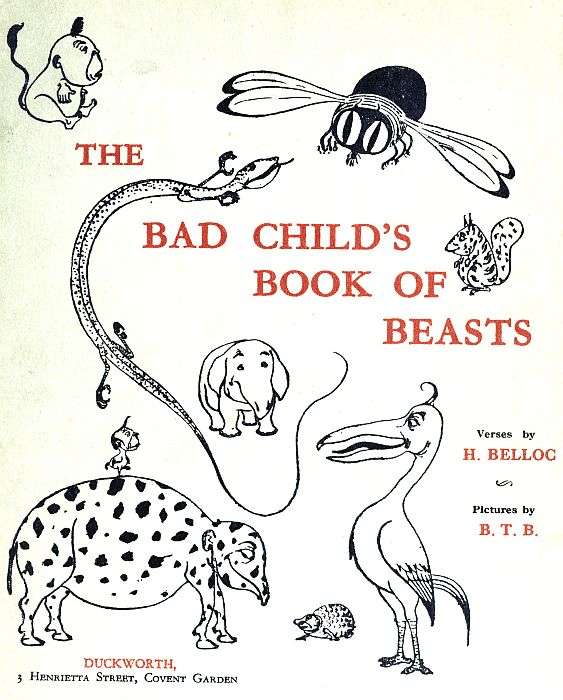 The Bad Child's Book of Beasts cover