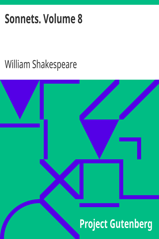 Sonnets. Volume 8 cover