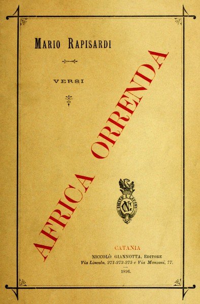 Africa Orrenda cover