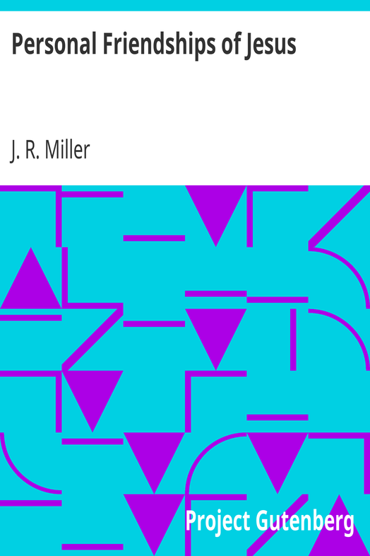 Personal Friendships of Jesus cover