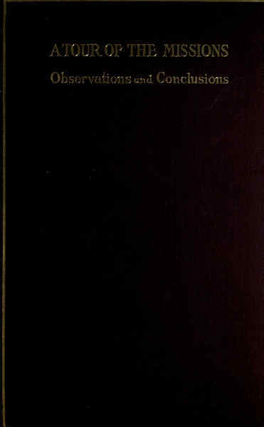 A Tour of the Missions: Observations and Conclusions cover