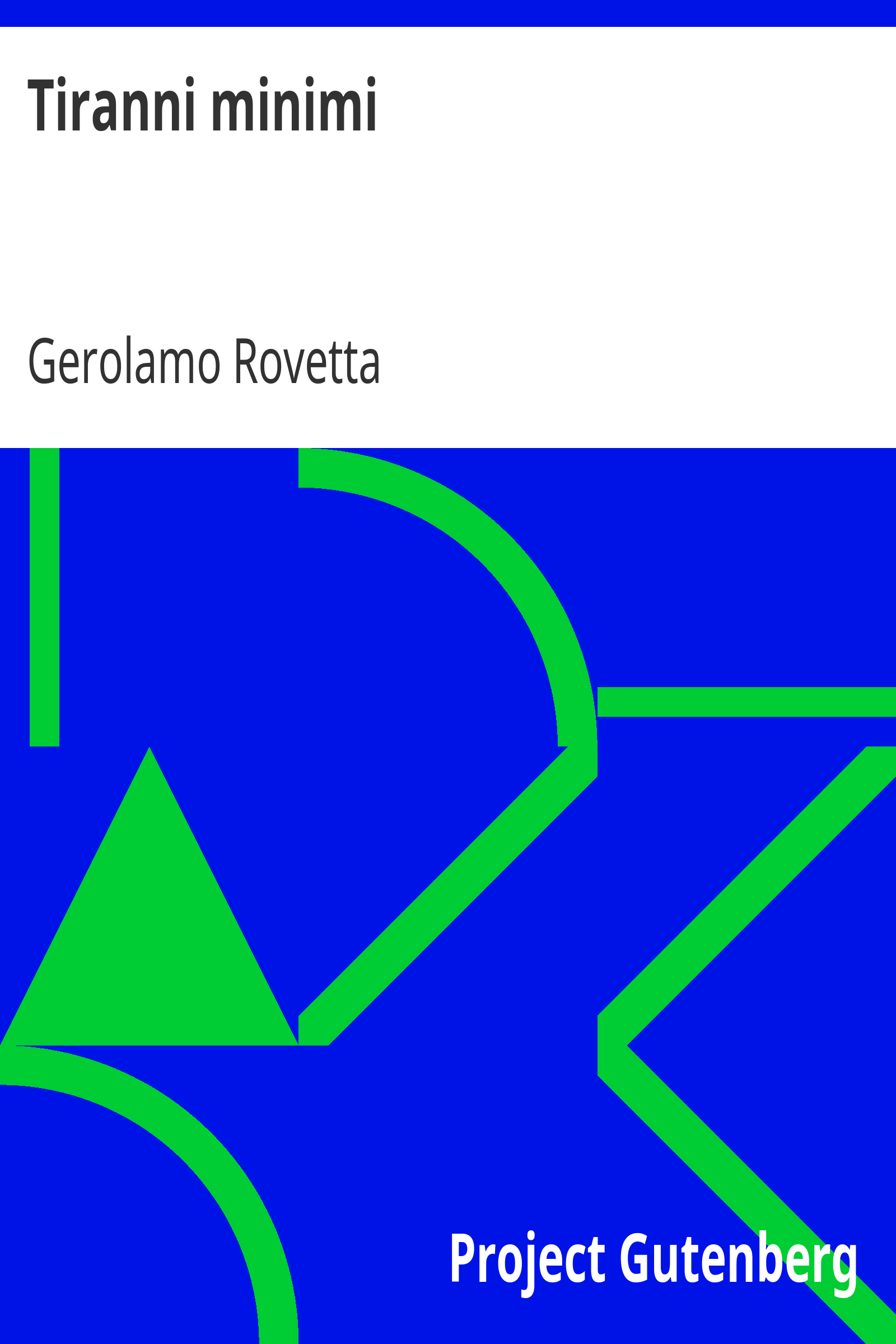 Tiranni minimi cover