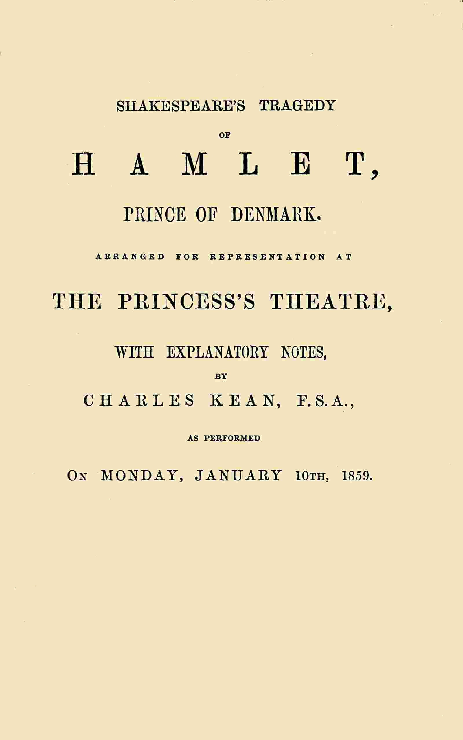 Hamlet cover