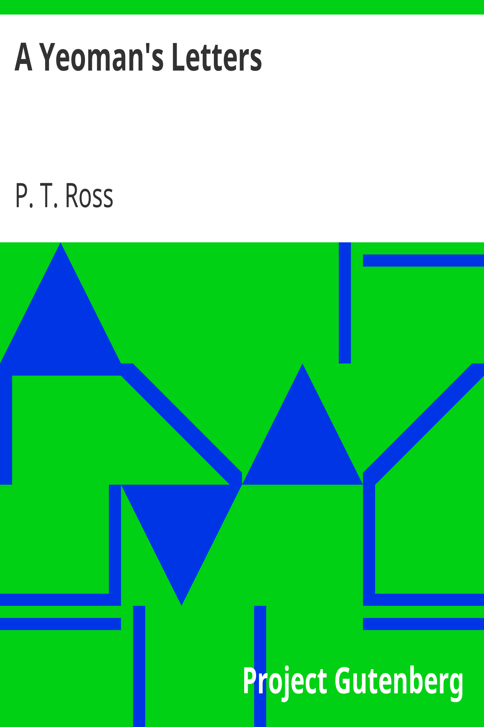 A Yeoman's Letters / Third Edition cover
