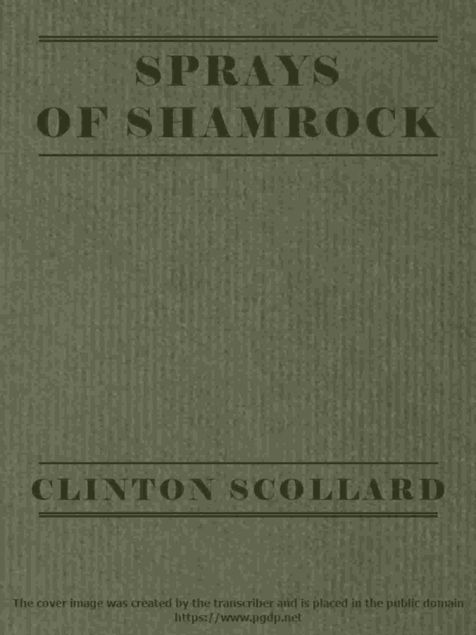 Sprays of Shamrock cover