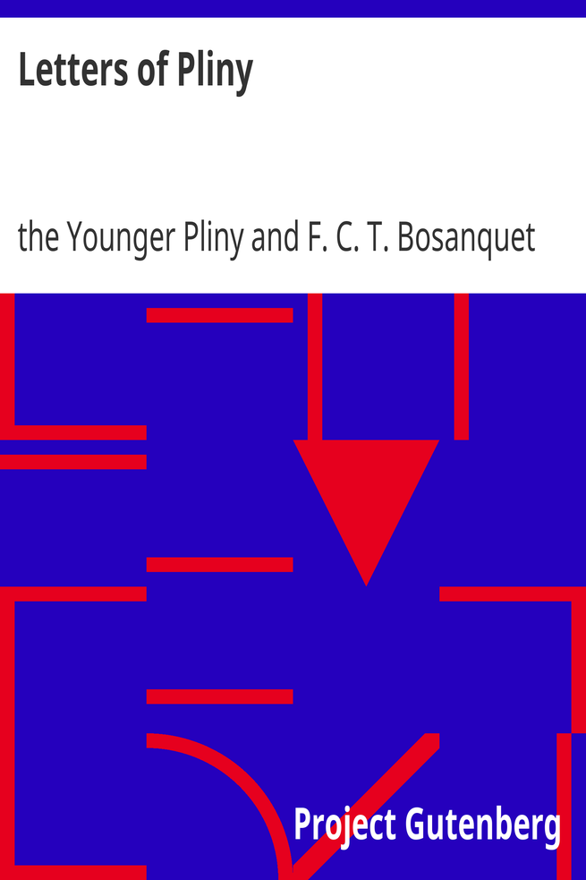 Letters of Pliny cover