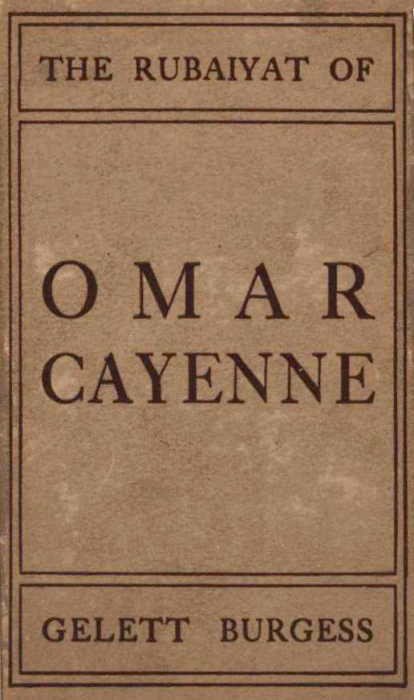 The Rubaiyat of Omar Cayenne cover
