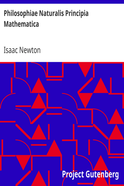 Philosophiae Naturalis Principia Mathematica cover