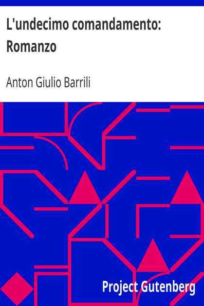 L'undecimo comandamento: Romanzo cover