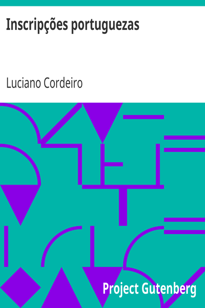 Inscripções portuguezas cover