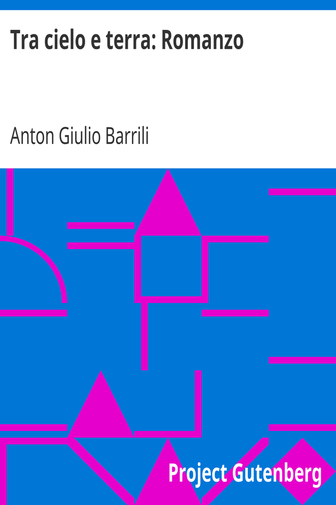 Tra cielo e terra: Romanzo cover
