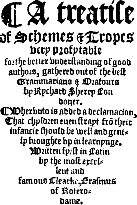 A Treatise of Schemes and Tropes cover