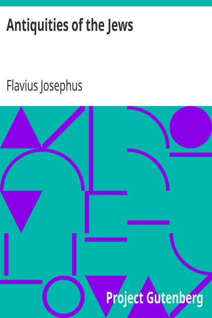 Antiquities of the Jews cover