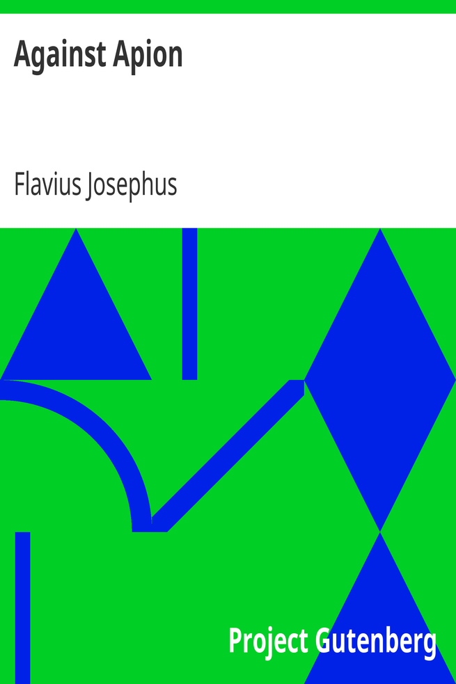 Against Apion cover