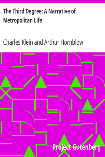 The Third Degree: A Narrative of Metropolitan Life cover