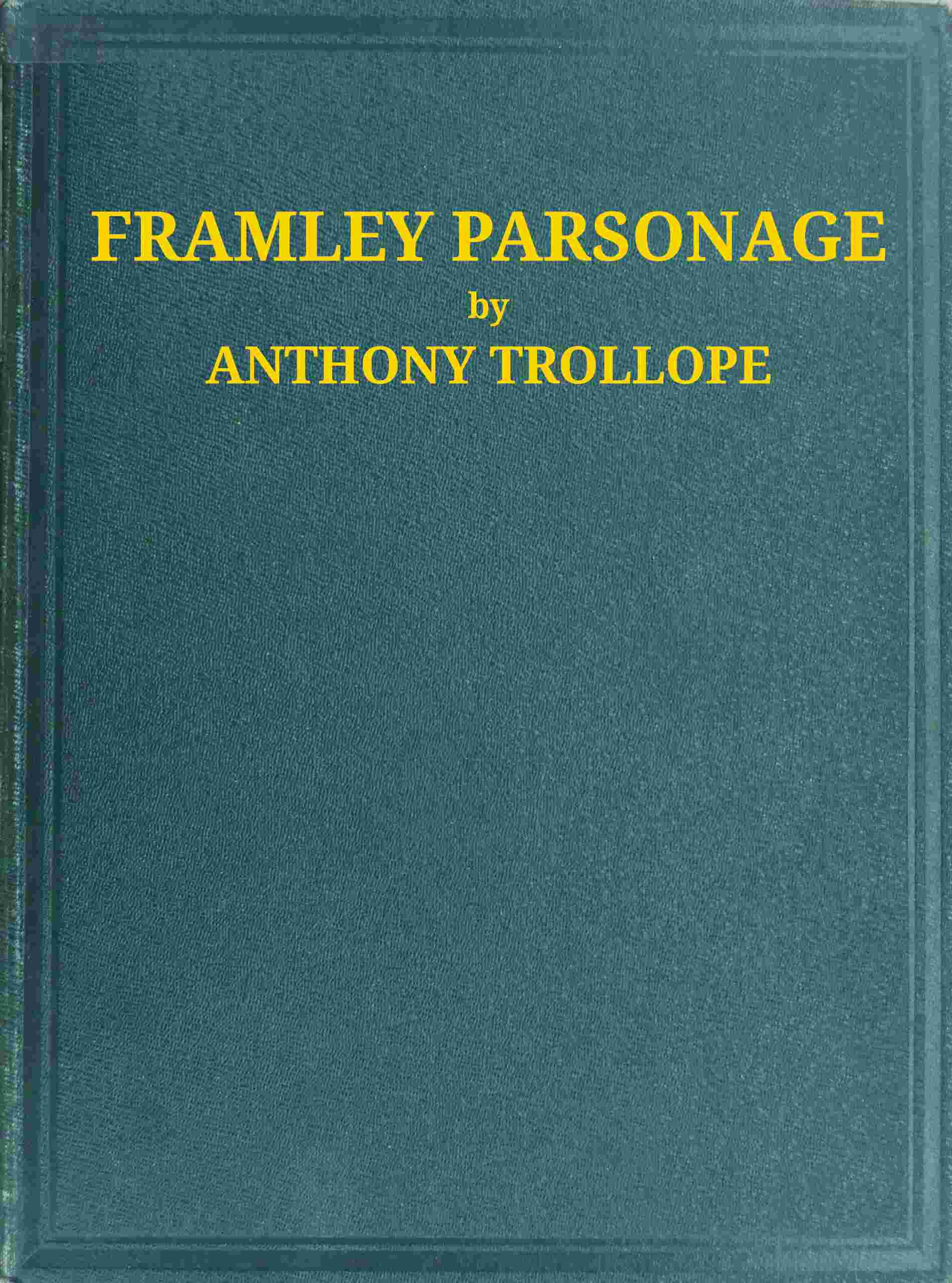 Framley Parsonage cover