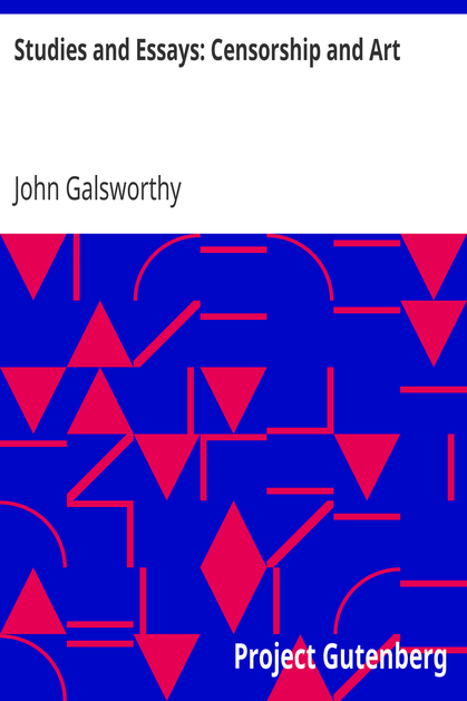 Studies and Essays: Censorship and Art cover