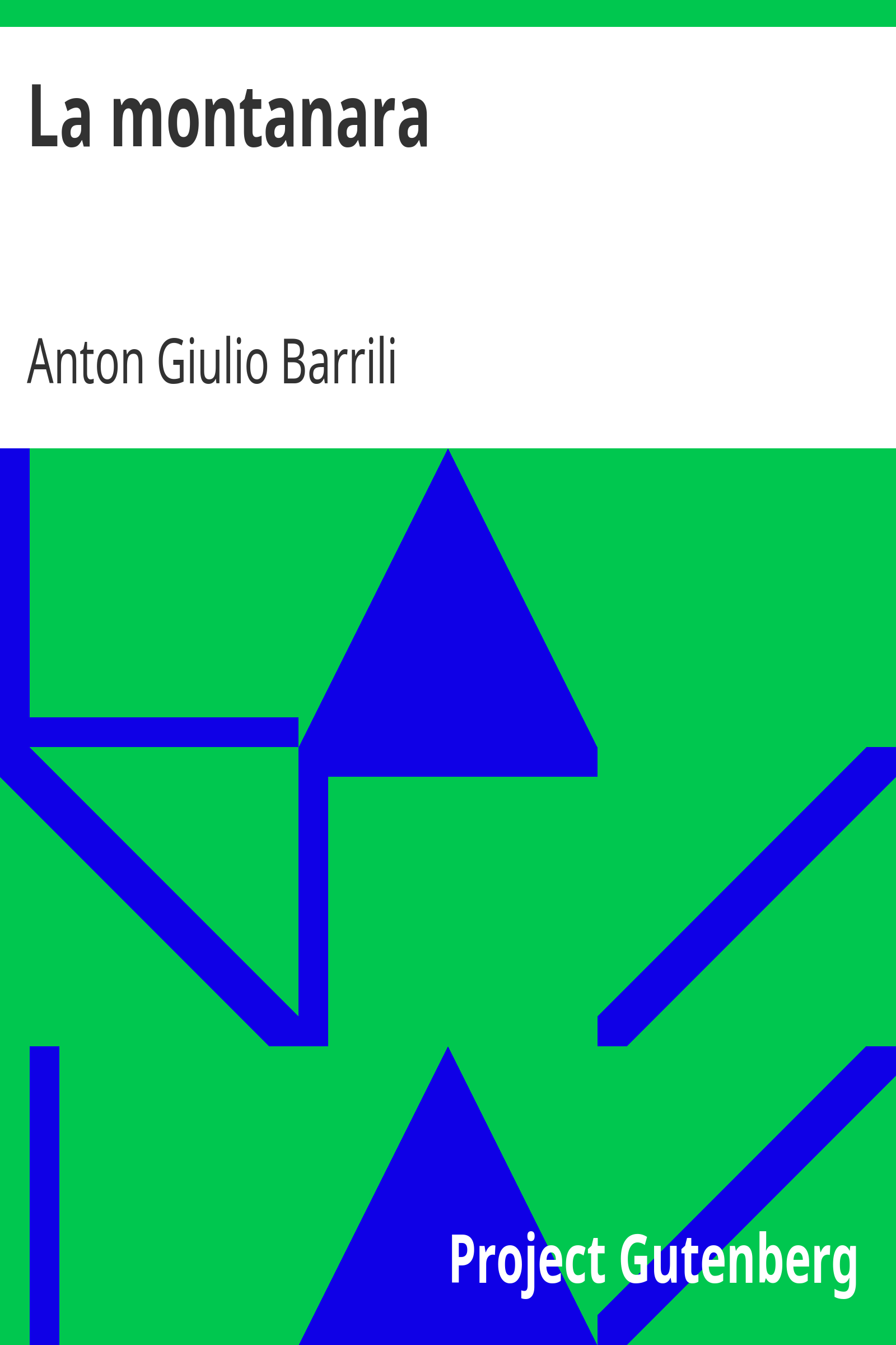 La montanara cover
