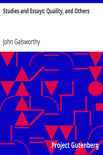 Studies and Essays: Quality, and Others cover