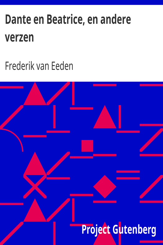 Dante en Beatrice, en andere verzen cover
