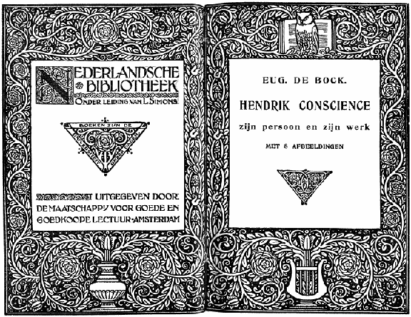 Hendrik Conscience, zijn persoon en zijn werk cover