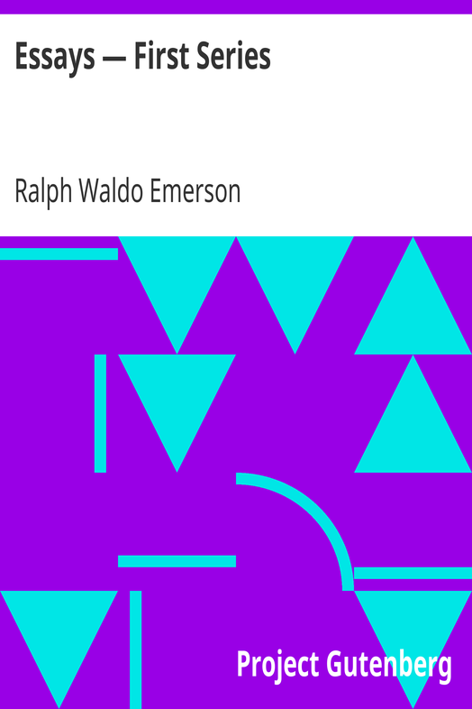 Essays — First Series cover