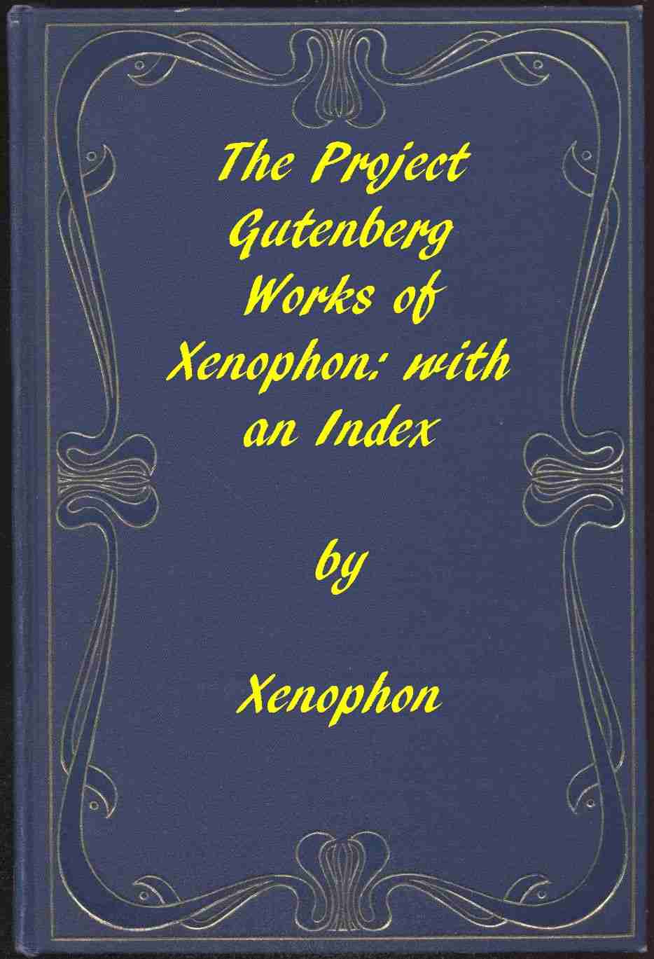 The Project Gutenberg Works of Xenophon: An Index cover
