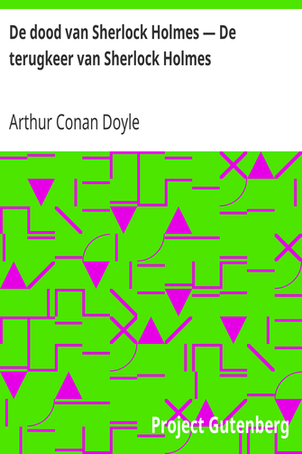 De dood van Sherlock Holmes — De terugkeer van Sherlock Holmes cover
