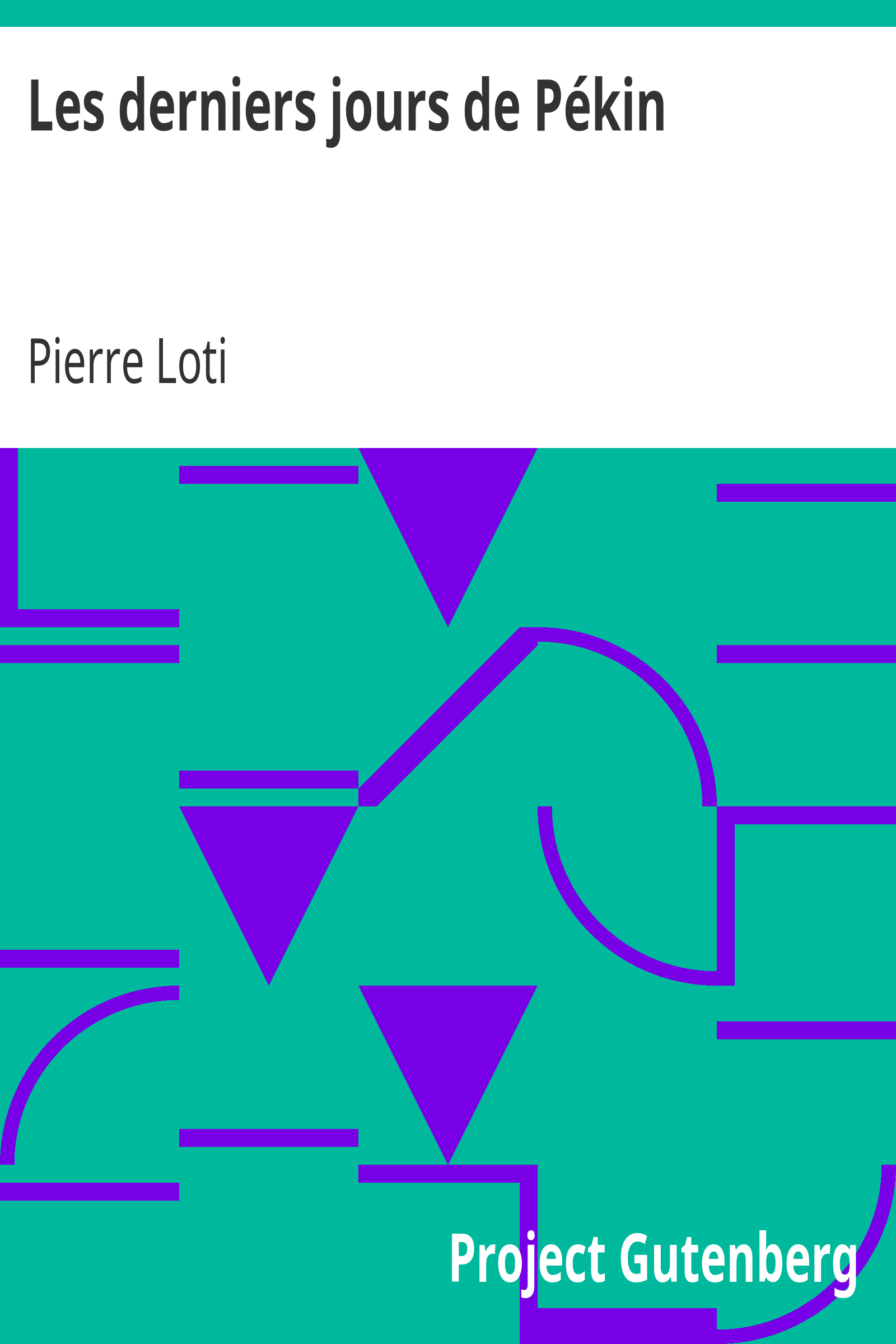 Les derniers jours de Pékin cover