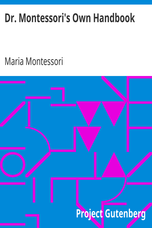 Dr. Montessori's Own Handbook cover