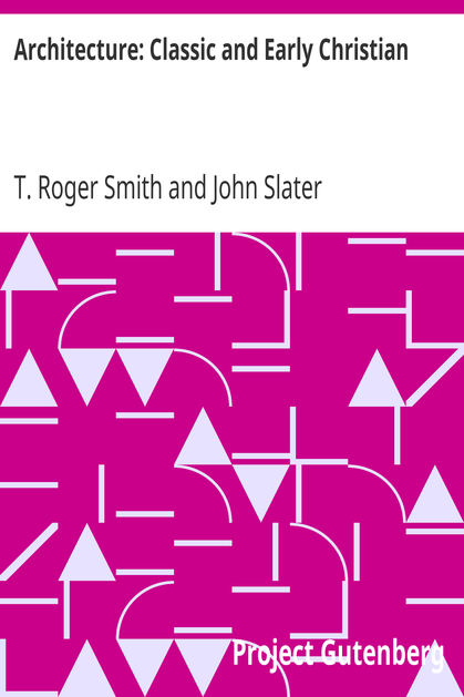 Architecture: Classic and Early Christian cover