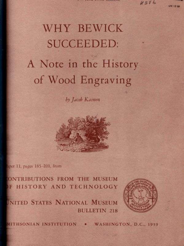 Why Bewick Succeeded: A Note in the History of Wood Engraving cover