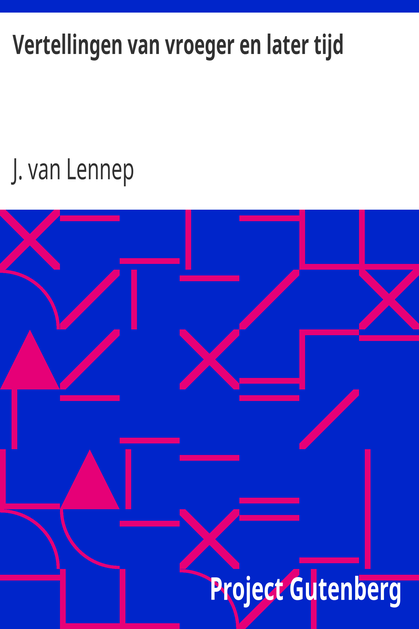 Vertellingen van vroeger en later tijd cover