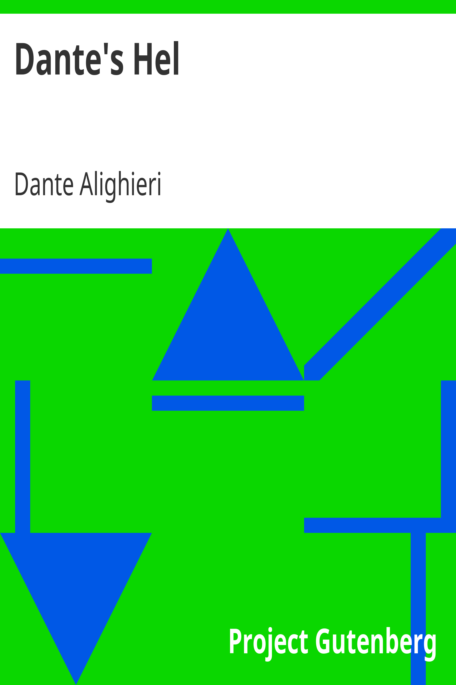 Dante's Hel / In proza overgebracht en met een inleiding voorzien cover
