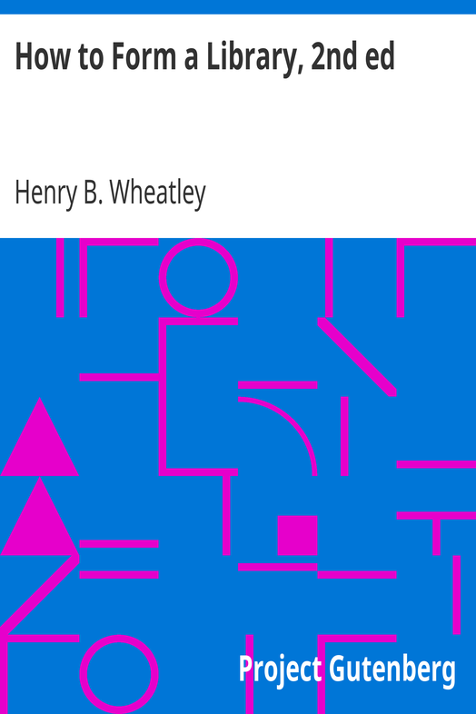 How to Form a Library, 2nd ed cover