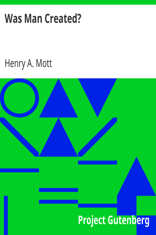 Was Man Created? cover
