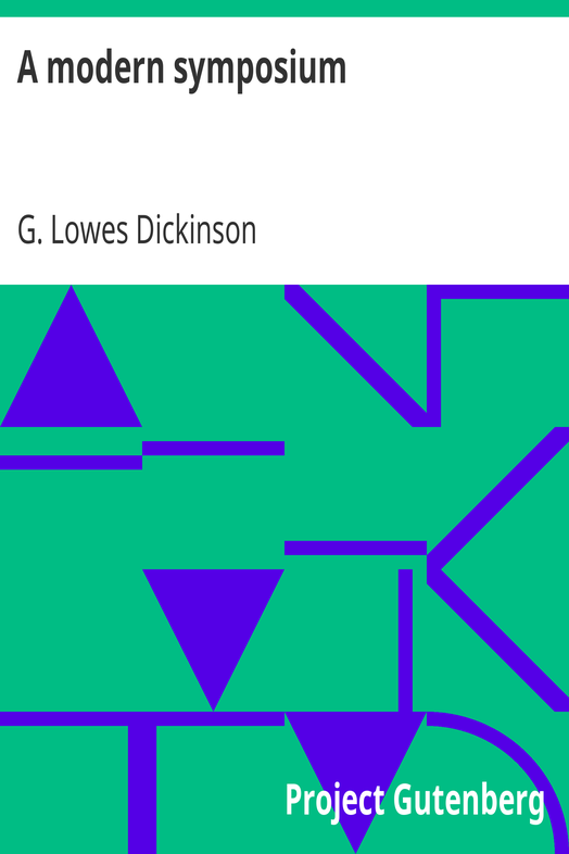 A modern symposium cover