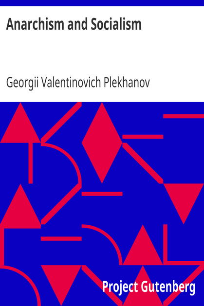 Anarchism and Socialism cover