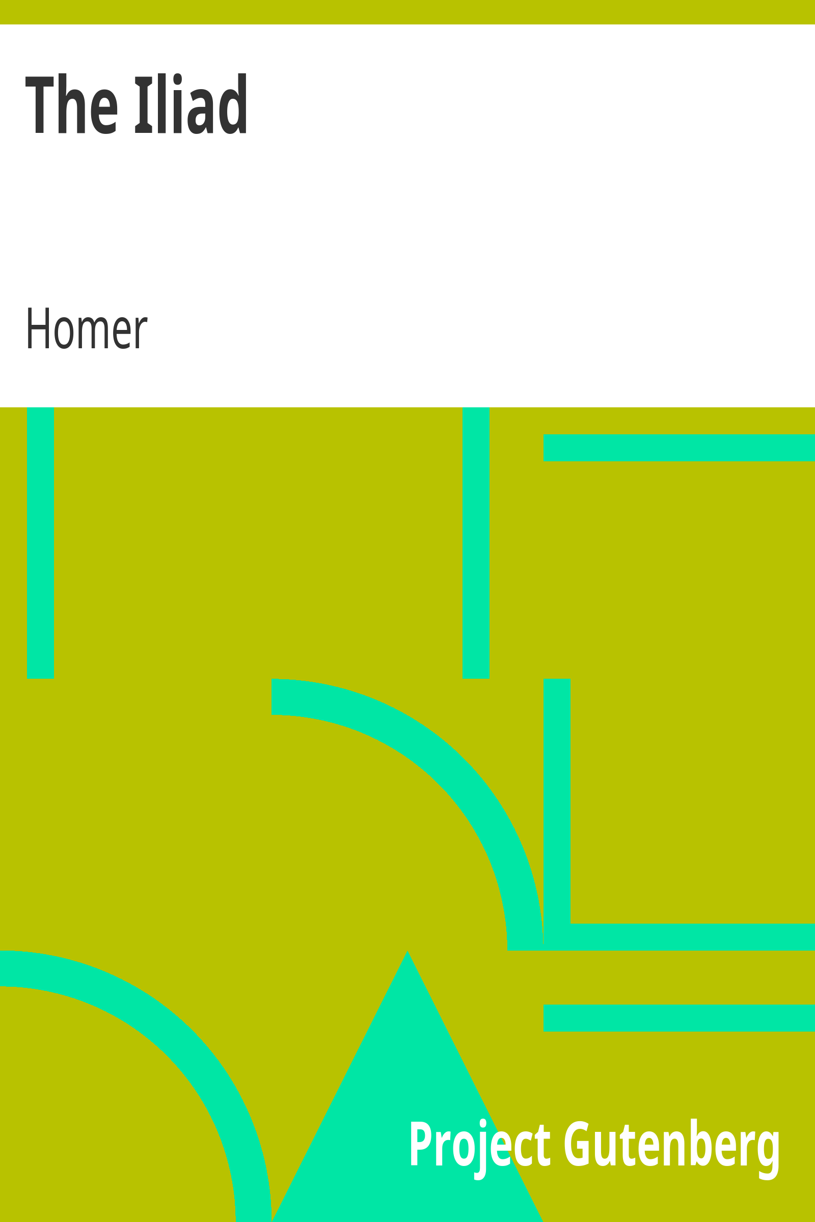The Iliad cover