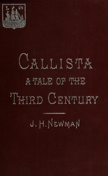 Callista : a Tale of the Third Century cover