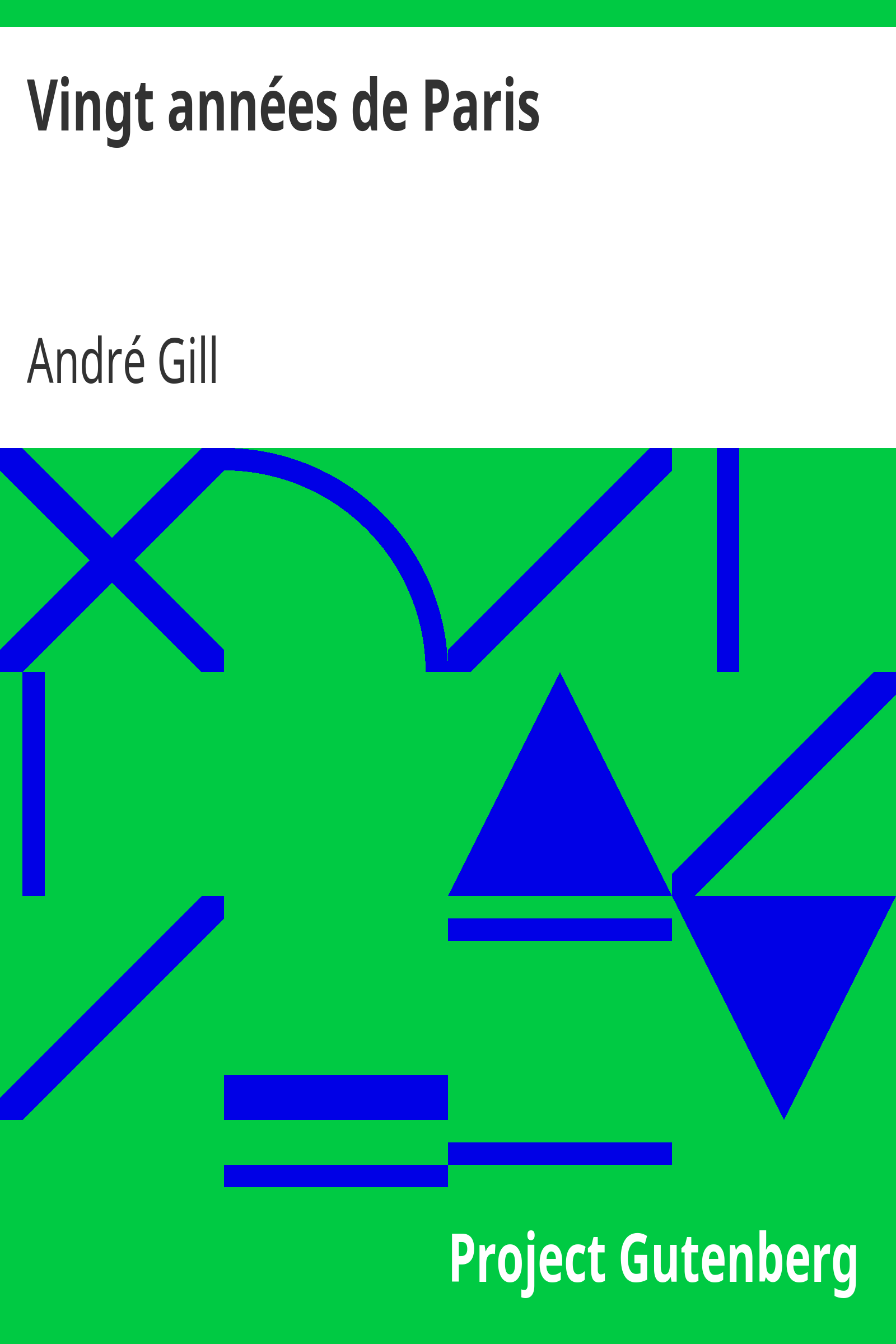 Vingt années de Paris cover