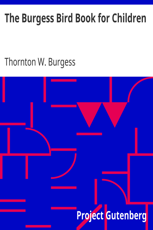 The Burgess Bird Book for Children cover
