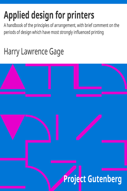 Applied design for printers cover