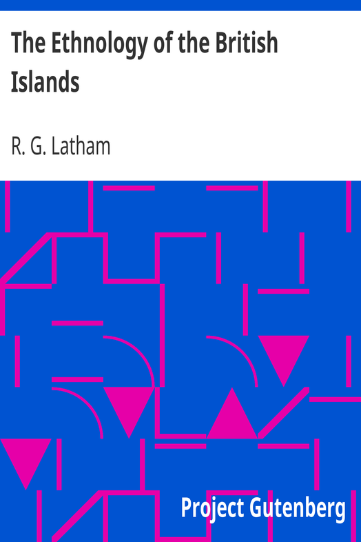 The Ethnology of the British Islands cover