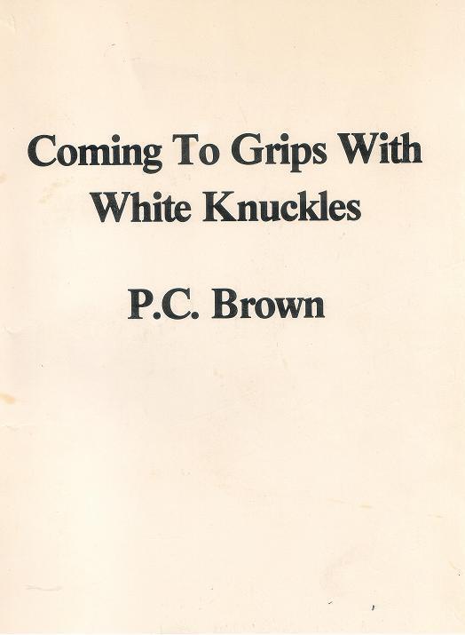 Coming to Grips with White Knuckles cover