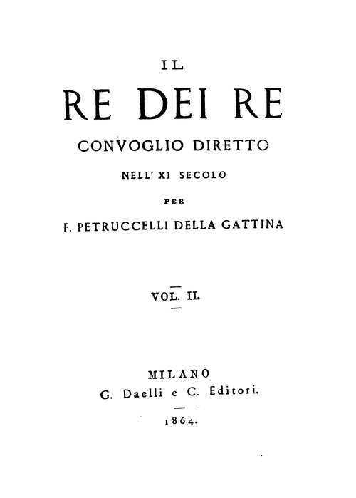 Il re dei re, vol. 2 / Convoglio diretto nell'XI secolo cover